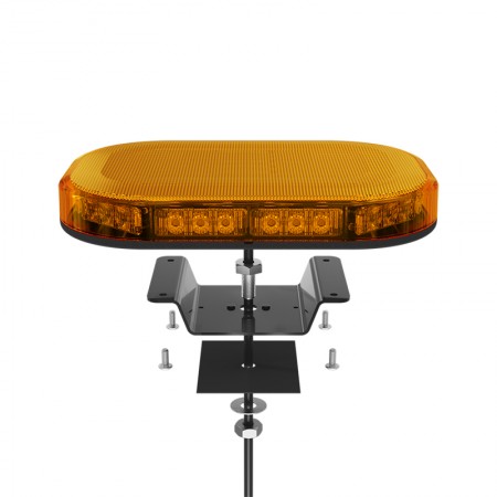 Mini R65 LED Lightbar - Single-Bolt - Amber Lens